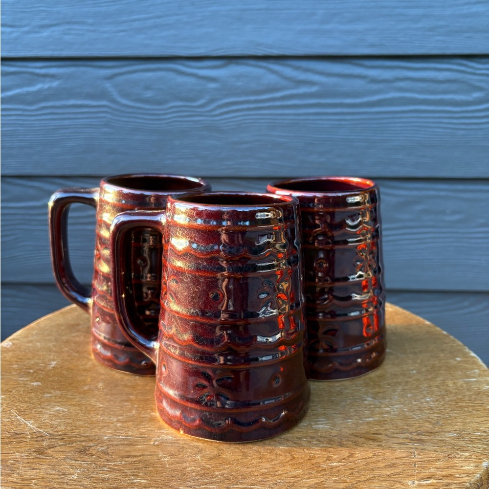 marcrest daisy and dot stoneware mugs